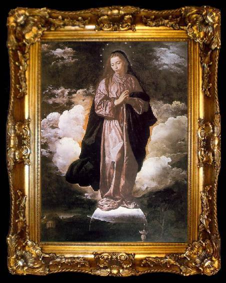 framed  VELAZQUEZ, Diego Rodriguez de Silva y The Immaculate Conception set, ta009-2